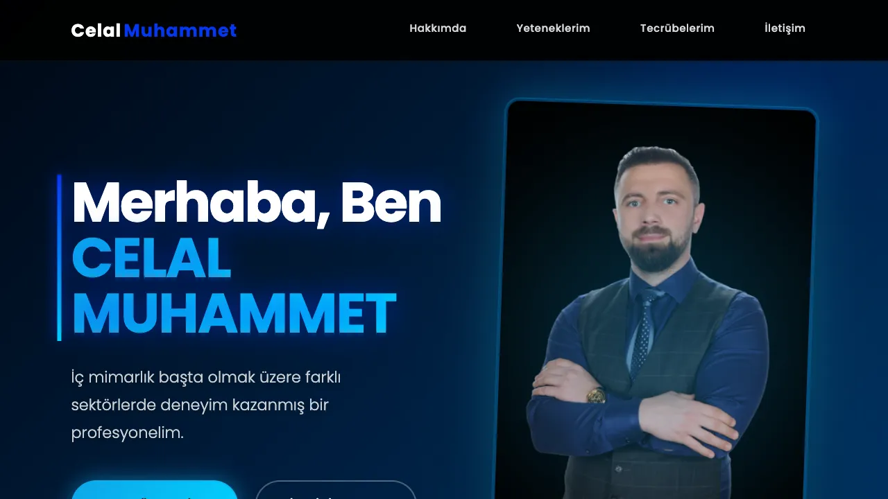 İç Mimar Portfolio web sitesi ön izleme