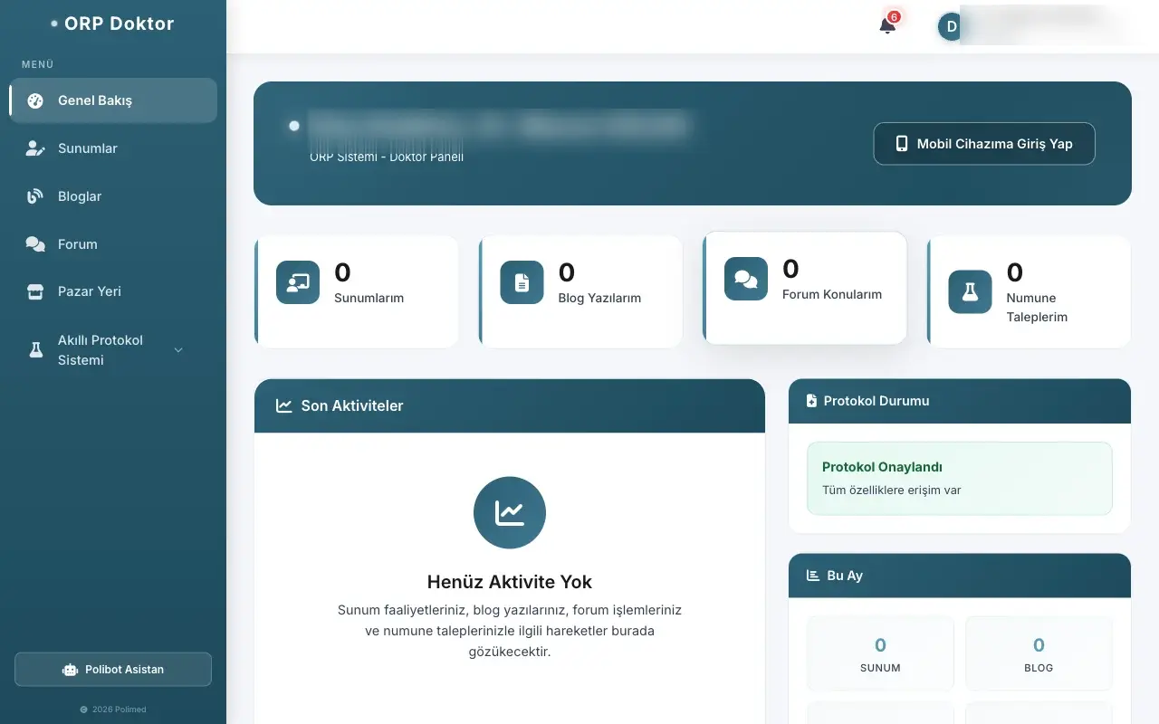 ORP - Online Reçete Platformu ön izleme