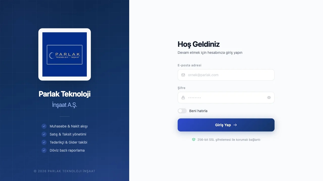 Parlak CRM ön izleme